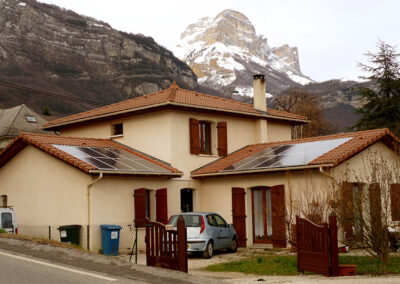 Pose panneaux solaires Maison Individuelle